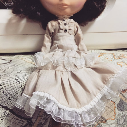 Vintage doll dresses